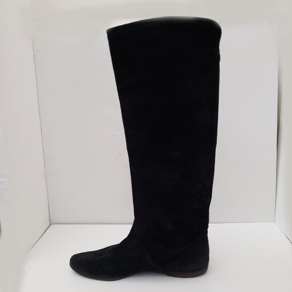 Charles Jourdan: Women's Black Suede Boot, Size 7B - Picture 14 of 15